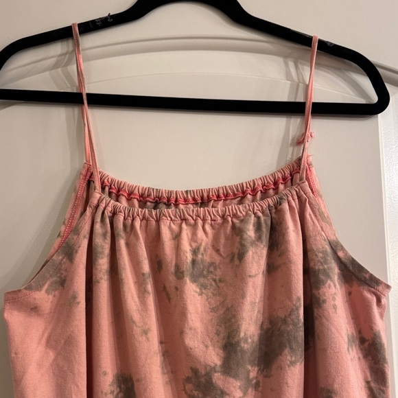 Zara Pink and Gray Tie-Dye Dress, Size Medium - Picture 4 of 5